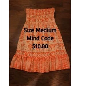 Maxi mini dress